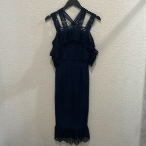 Pretty little thing maxi laced dress size 2